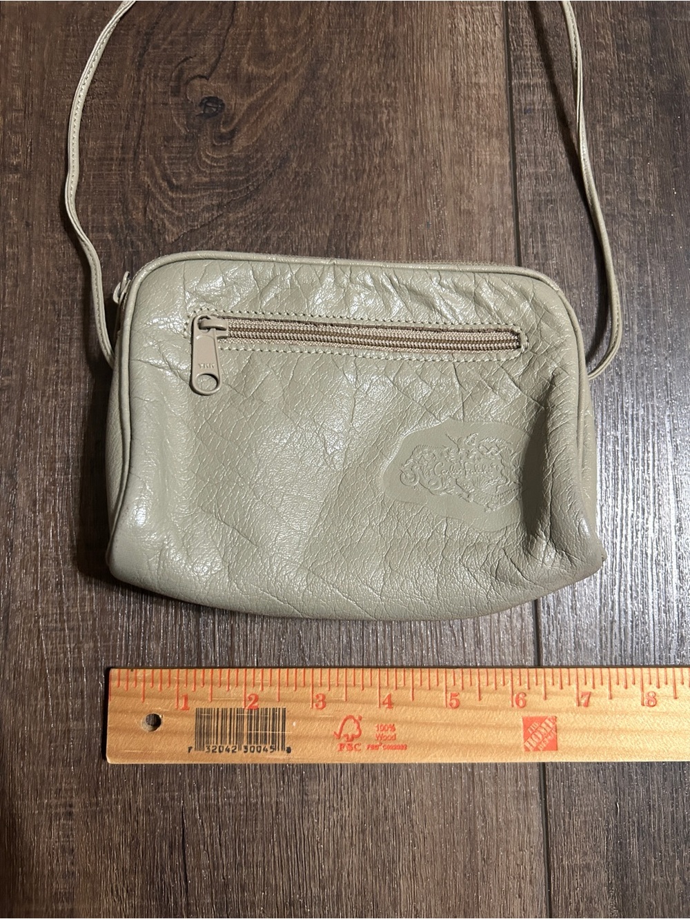 Vintage Carlos Falchi Fatto a Mano Brown Leather Crossbody Bag - Picture 4 of 5